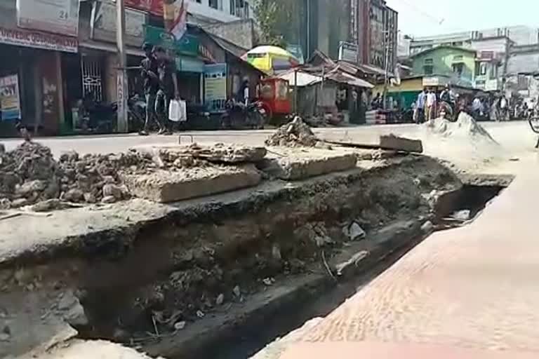 Allegations of corruption in the name of drain repairing in Barpeta