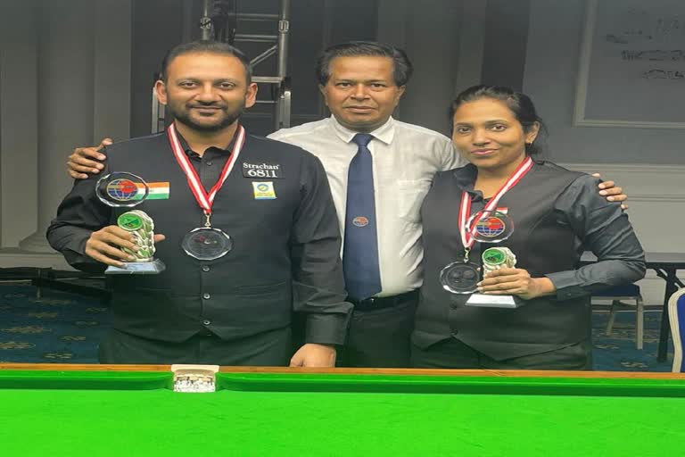 India won Silver medal in World Masters Snooker and World Women Snooker