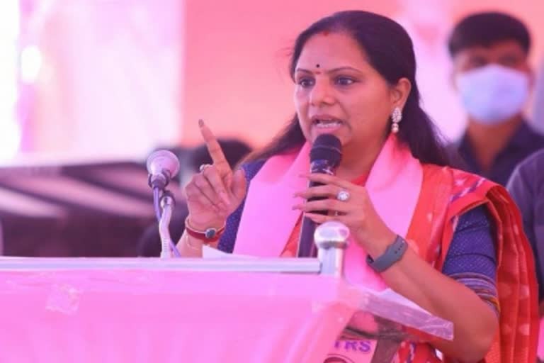 k kavitha, trs leader