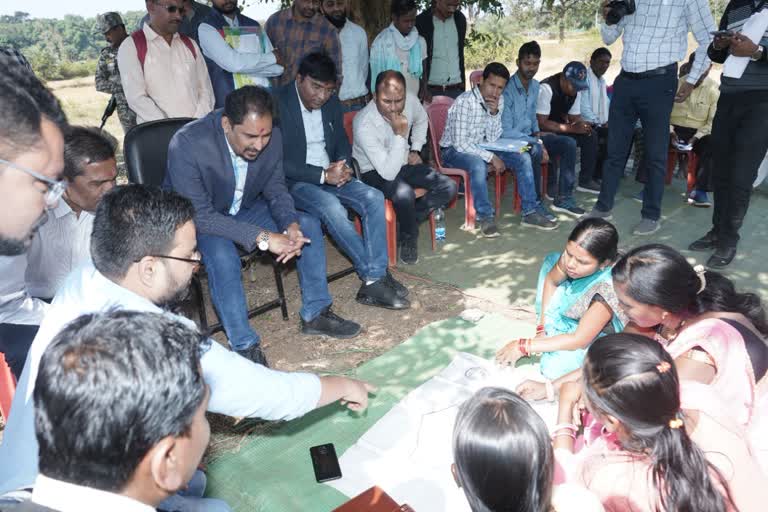 Bastar visit of MNREGA commissioner