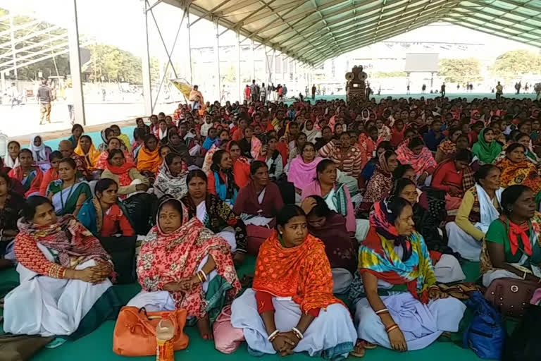 Sahiya women protest