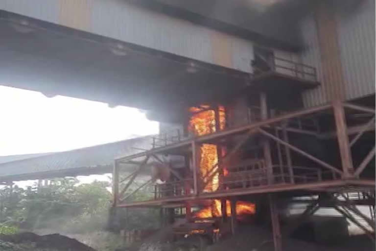 Fire in Visakhapatnam Steel Plant