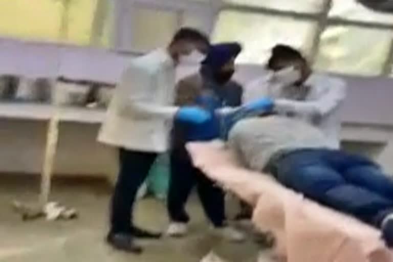 critically injured students admitted to the Civil Hospital