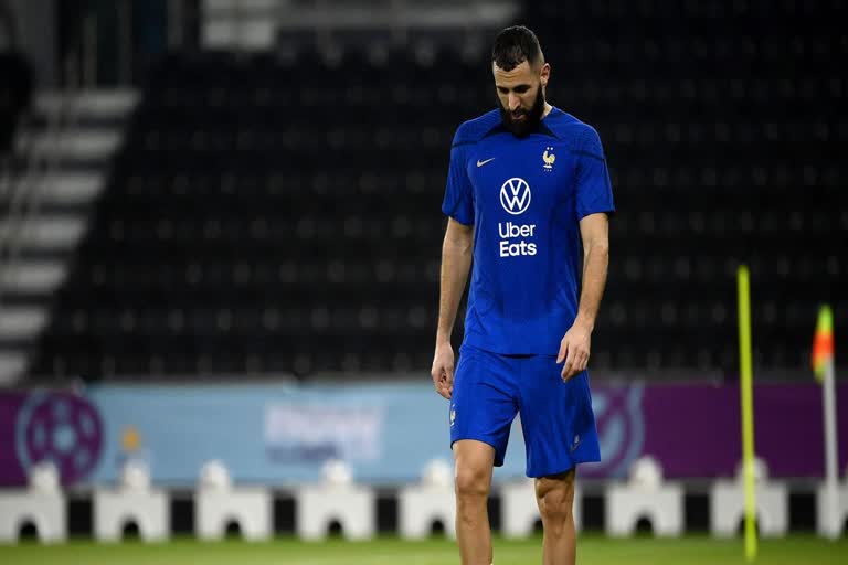 Karim Benzema  കരീം ബെൻസേമ  qatar world cup  qatar world cup 2022  ഖത്തർ ലോകകപ്പ്  karim benzema injury  qatar world cup updates  France star Karim Benzema  Karim Benzema ruled out of World Cup  ബെൻസേമ  Benzema news  qatar news  sports news