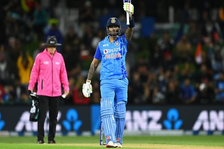 Sensational Surya smashes second T20 hundred to take India to 191/6