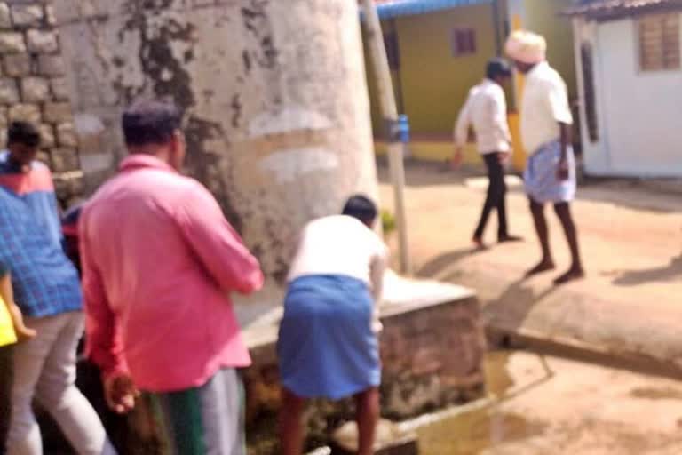 Water tank emptied after Dalit woman drank water