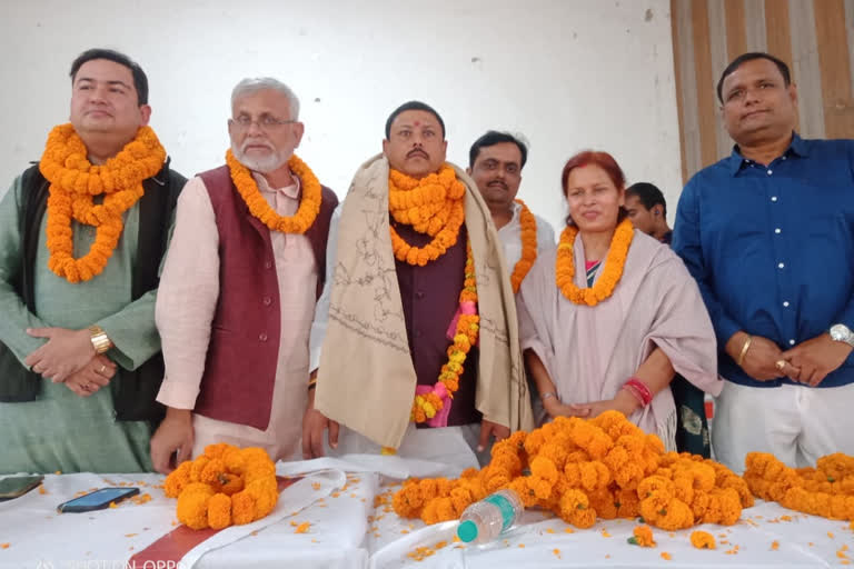 Kamlesh Pandey Elected JDU District President of Seohar