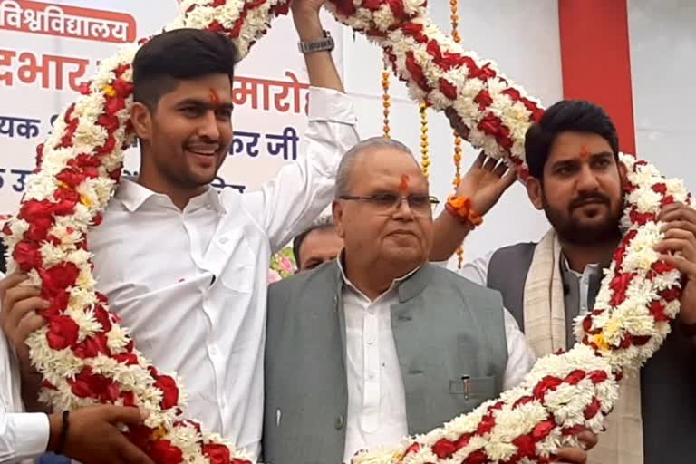 Swearing Ceremony of Student Union President, RU Student Union President Nirmal Chowdhary