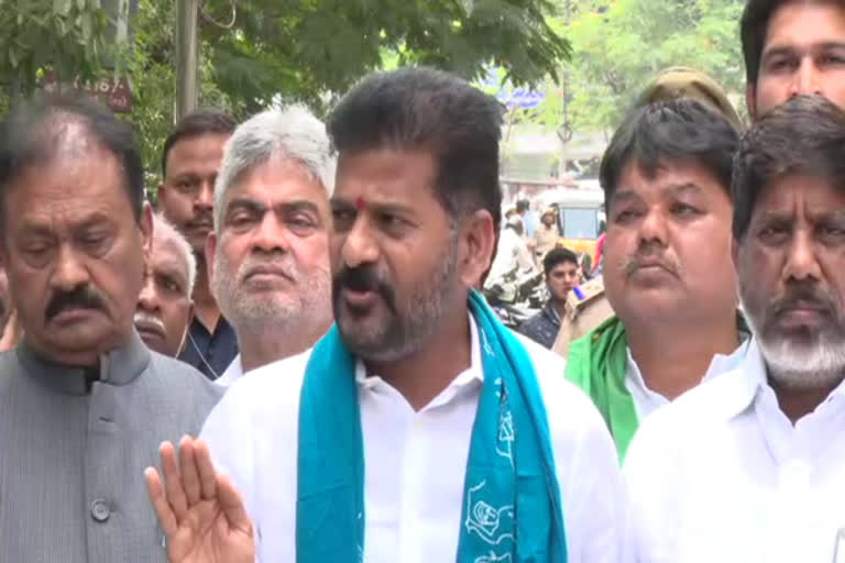 Revanth Reddy fires on TRS and BJP