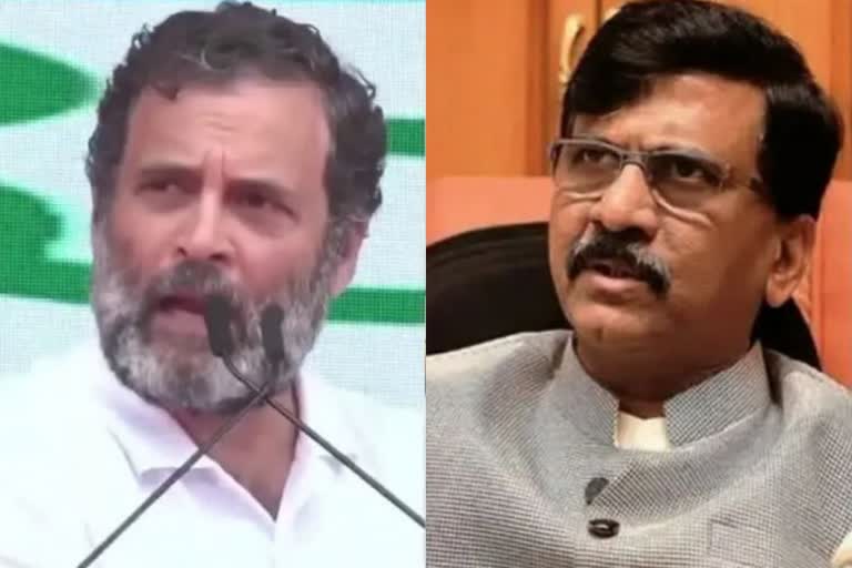 Rahul Gandhi Sanjay Raut