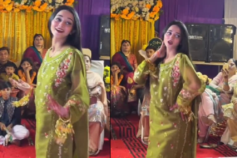 मेरा दिल ये पुकारे आजा' पर पाक दुल्हन का कमरतोड़ डांस वायरल, सोशल मीडिया पर  मचा हंगामा, pakistani bride dances on lata mangeshkar song mera dil ye  pukare aaja video goes viral