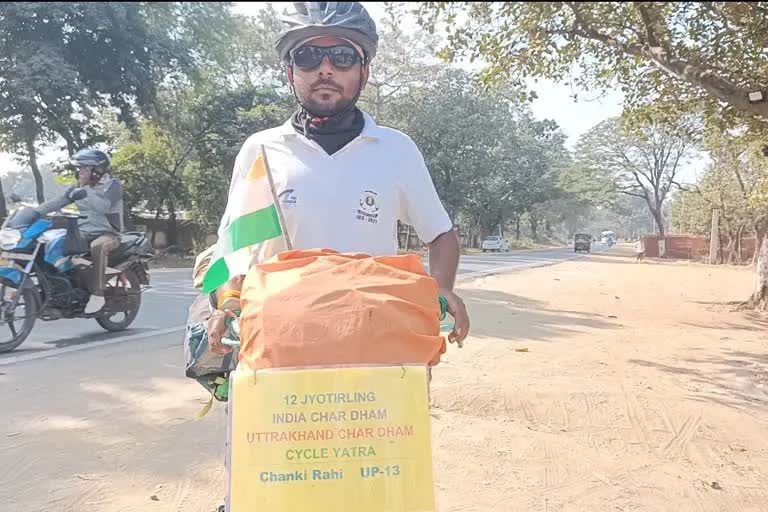 Ex serviceman bicycle expedition for green environment