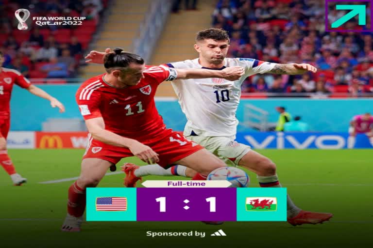 Match between US and Wales ends in 1-1 goal draw