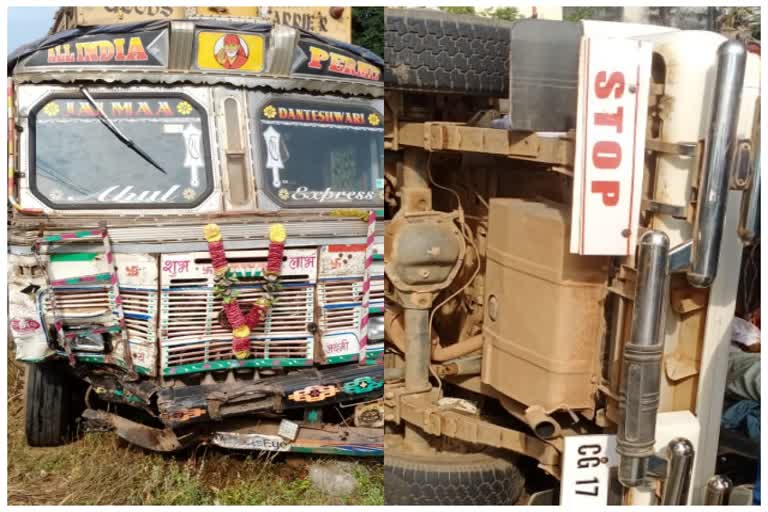 Chhattisgarh people died Road accident in alluri