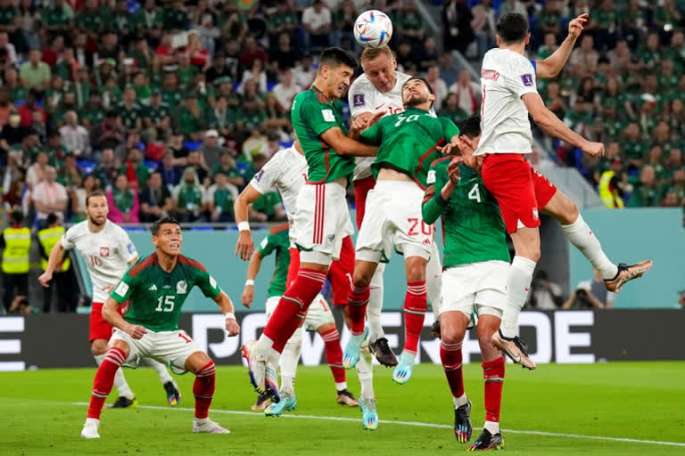 Mexico and Poland at World Cup