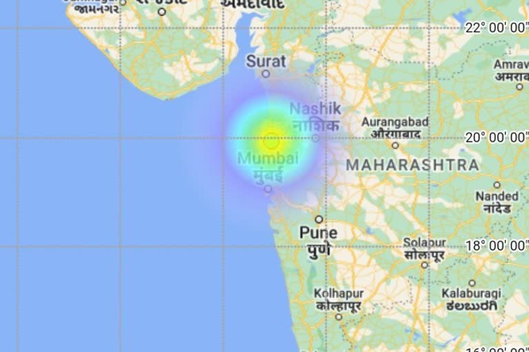 earthquake at West of Nashik MaharashtraEtv Bharat