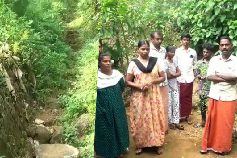 Residents of Manimala colony are in crisis  Thirty families in Manimala are in crisis  മണിമലയിലെ മുപ്പതോളം കുടുംബങ്ങള്‍ പ്രതിസന്ധിയില്‍  മണിമല പഞ്ചായത്ത്  Manimala  Manimala colony  മണിമല  കോട്ടയം മണിമല  മണിമല കോളനി