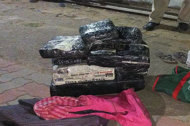 Women arrested with Ganja in Diphu Railway station