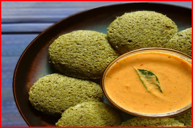 Healthy Palak Idli