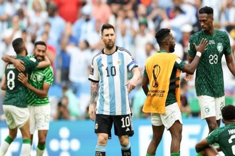 Qatar world cup  lionel messi  messi after argentina vs saudi arabia match  argentina vs saudi arabia  FIFA world cup 2022  ഖത്തര്‍ ലോകകപ്പ്  ഫിഫ ലോകകപ്പ് 2022  ലയണല്‍ മെസി  അര്‍ജന്‍റീന vs സൗദി അറേബ്യ  സൗദി അറേബ്യ  അര്‍ജന്‍റീന  argentina  saudi arabia