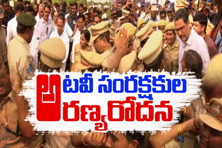 పోడు భూముల సర్వేనా.. మేం వెళ్లం బాబోయ్​...!