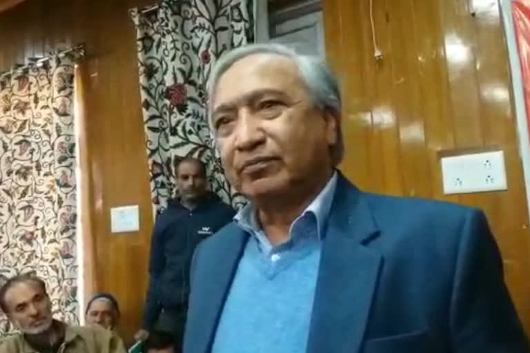 نظر بند افرد کے لئے کوئی ٹھوس اقدام ا٘ٹھایا جائے:تاریگامی