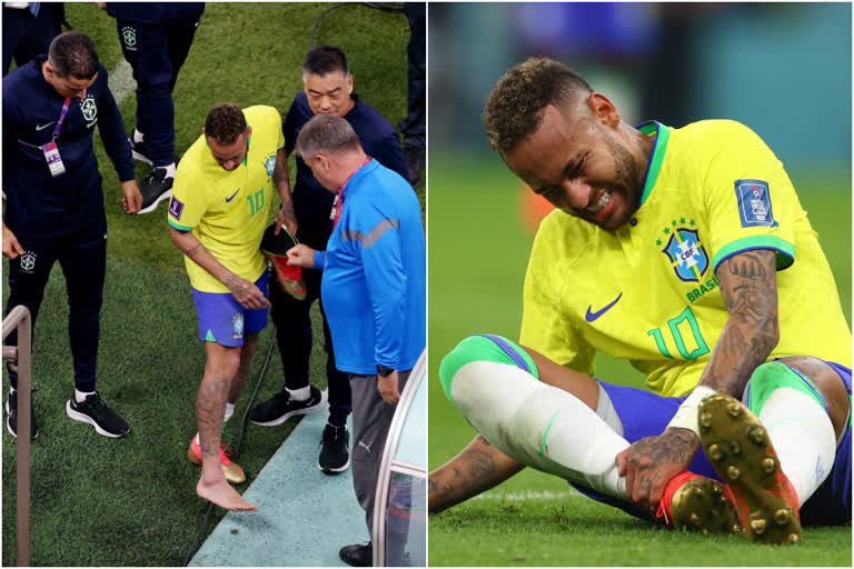 FIFA World Cup 2022  Qatar World Cup  Neymar Suffers Ankle Sprain  Neymar injury  Serbia vs Brazil  brazil coach tite  tite on Neymar injury  Neymar news  ബ്രസീൽ  ഖത്തര്‍ ലോകകപ്പ്  ഫിഫ ലോകകപ്പ് 2022  നെയ്‌മര്‍  നെയ്‌മര്‍ക്ക് പരിക്ക്  ടിറ്റെ