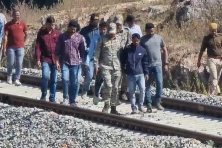 Udaipur Ahemdabad Rail Track Blast