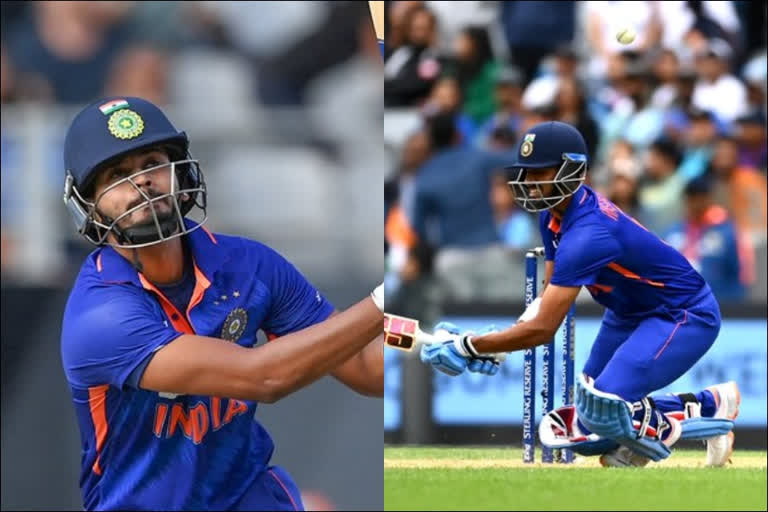 New Zealand a challenging target  IND vs NZ 1st ODI  India tour of New Zealand 2022  Eden Park Auckland  New Zealand vs India 1st ODI  ನ್ಯೂಜಿಲೆಂಡ್​ ತಂಡಕ್ಕೆ ಬೃಹತ್​ ಟಾರ್ಗೆಟ್​ ನೀಡಿದ ಭಾರತ  ಮೊದಲು ಬ್ಯಾಟಿಂಗ್ ಮಾಡಿದ ಭಾರತ ತಂಡ  ಭಾರತ ತಂಡ ನ್ಯೂಜಿಲೆಂಡ್ ತಂಡಕ್ಕೆ 307 ರನ್​ಗಳ ಗುರಿ  ಶ್ರೇಯಸ್ ಅಯ್ಯರ್ ಗರಿಷ್ಠ 80 ರನ್  ಶಿಖರ್ ಧವನ್ ಮತ್ತು ಶುಭಮನ್ ಗಿಲ್ ಕೂಡ ಅರ್ಧಶತಕ  ನ್ಯೂಜಿಲೆಂಡ್ ವಿರುದ್ಧದ ಟಿ20 ಸರಣಿ ಗೆದ್ದಿರುವ ಭಾರತ  ಏಕದಿನ ಸರಣಿ ಗೆಲ್ಲುವ ಸವಾಲು  ಉಭಯ ತಂಡಗಳ ನಡುವೆ ಮೊದಲ ಏಕದಿನ ಪಂದ್ಯ  ಶ್ರೇಯಸ್​ ಅಯ್ಯರ್​ ಮತ್ತು ರಿಷಭ್​ ಪಂತ್​