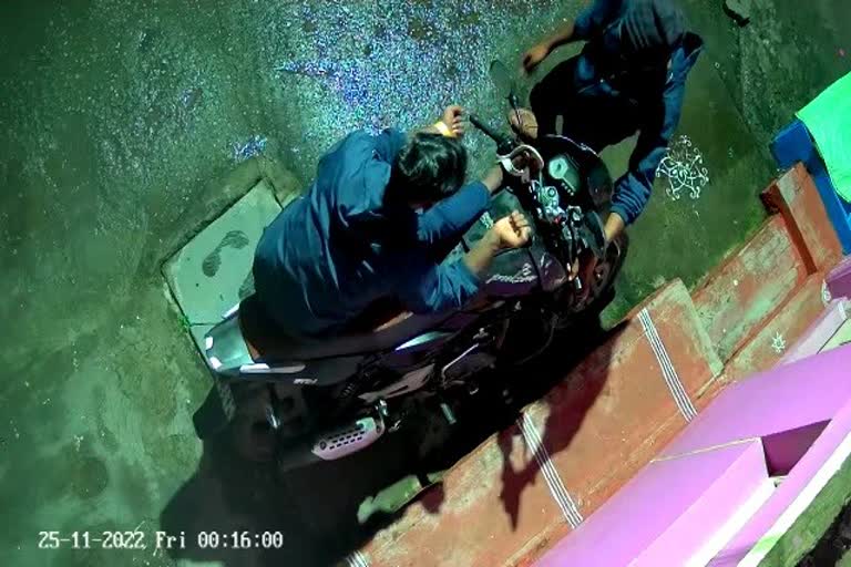 Bike theft at Hassan scene caught on CCTV