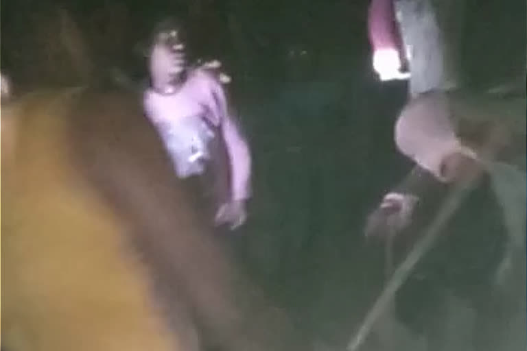 मोतिहारी में युवक को रस्सी से बांधकर पीटने का वीडियो
