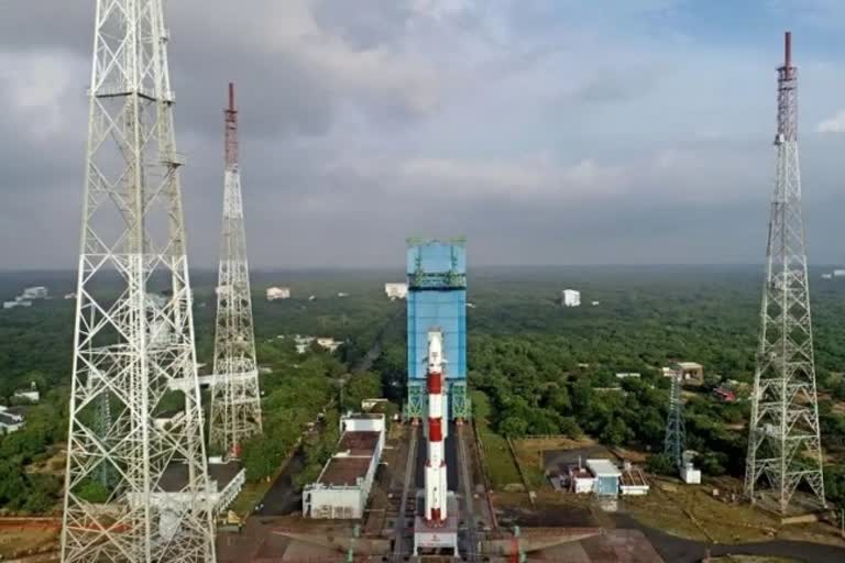 Successful launch of PSLVC 54 rocket carrying nine satellites.