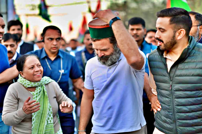 Rahul Gandhi Wore Himachali Topi