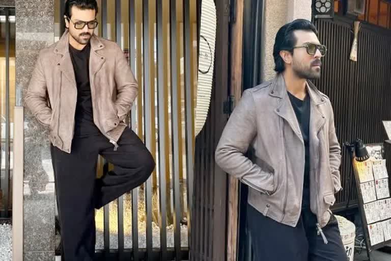 Tollywood Hero Ram Charan stylish look