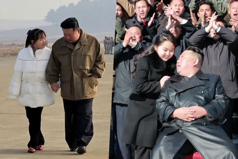 North Korea  Kim Jong Un  Kim Jong Un Daughter  Kim Jong Un Daughter Appears in Public meet  Ju Ae  North Korea  മാനസ പുത്രി  കിം ജോങ് ഉന്നിനൊപ്പം  കിം  മകള്‍  ജു എയ്  ഉത്തര കൊറിയ  അവകാശി  ഏകാധിപതി  പിന്‍ഗാമി  സിയോള്‍  പിതാവിനൊപ്പം  മിസൈല്‍  മാധ്യമ  ഫോട്ടോ