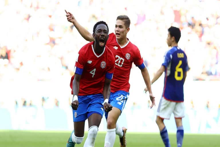 FIFA WORLD CUP COSTA RICA RALLIES LATE TO BEAT JAPAN 1 0 IN GROUP E