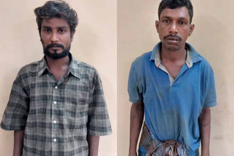 murder case  murder  chennai  Two arrested in the murder case  chennai news  chennai latest news  murder accused arrest  கழுத்தறுக்கப்பட்டு கொலை  கொலை  பேருந்து நிலையத்தில் கழுத்தறுக்கப்பட்டு கொலை  சென்னை  கொலை வழக்கு  இருவர் கைது  கிண்டி வேளச்சேரி பிரதான சாலை