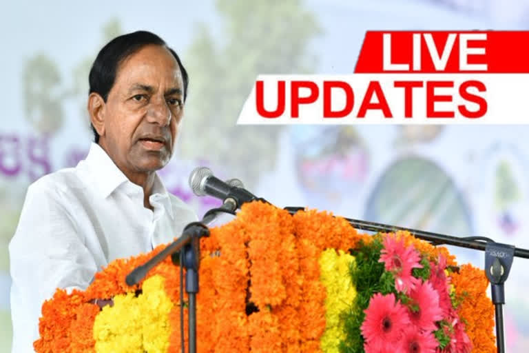 CM KCR Nalgonda district tour Live updates