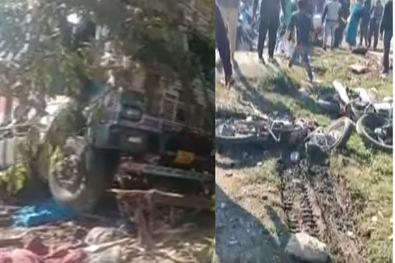 Truck accident in Dehradun