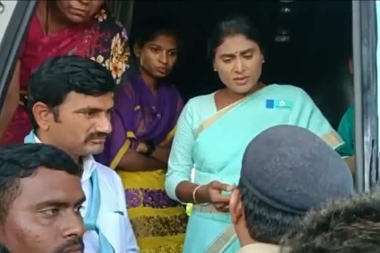 YS Sharmila arrested in Warangal after her party clash with TRS members