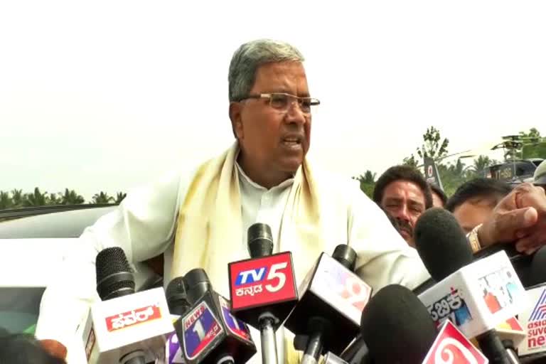 Opposition Leader Siddaramaiah