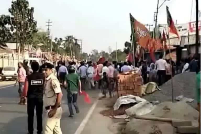 MLA INJURED AFTER ALLEGED BJP ATTACK IN TRIPURA