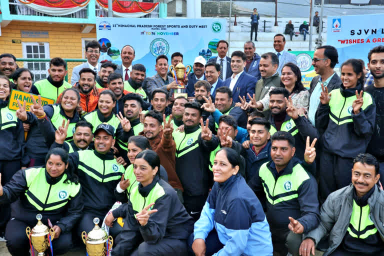 Himachal Forest Dept sports meet concludes