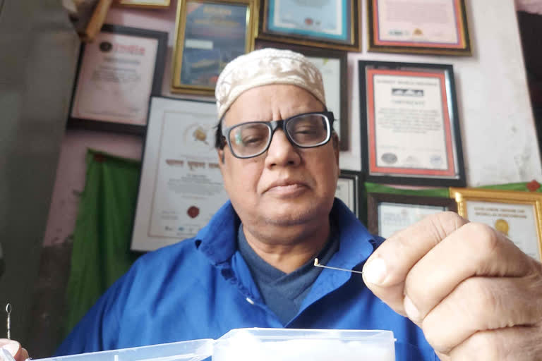 Odisha-based miniature artist carves smallest World Cup trophy on