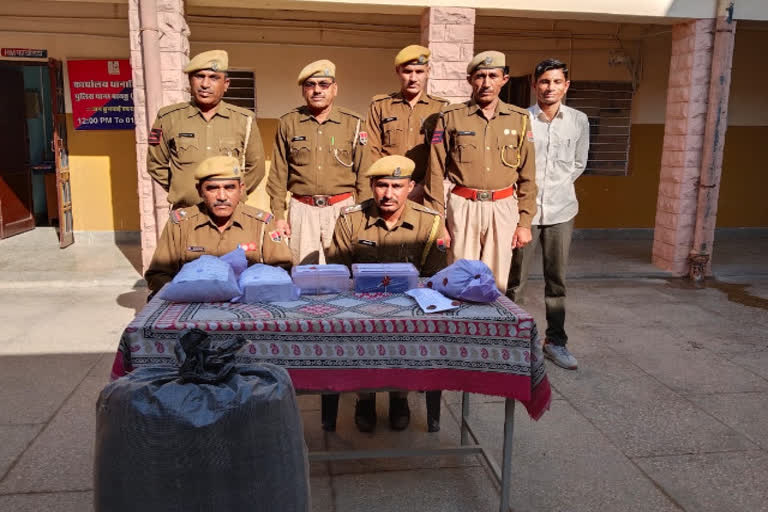 Arms, cash and illegal doda poppy seized in Barmer