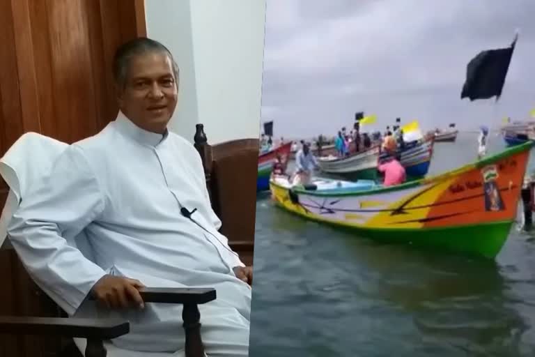 Vizhinjam  Vizhinjam Protest  Vizhinjam Protest Convenor  Ugin Perera  Vizhinjam Attack  Government  സംഘര്‍ഷം  സര്‍ക്കാര്‍  തിരക്കഥ  ചര്‍ച്ച  സംസ്ഥാന സര്‍ക്കാരിനെ  ഫാദർ യൂജിൻ പെരേര  യൂജിൻ പെരേര  സംഘർഷങ്ങൾ  തിരുവനന്തപുരം  വിഴിഞ്ഞം  പൊലീസ്  കേന്ദ്രസേന