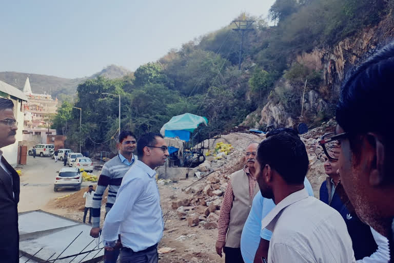 First automatic ropeway in Jaipur, construction begins, collector inspects the site