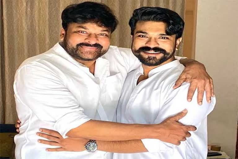 Chiranjeevi praises Ramcharan for winning true legend award