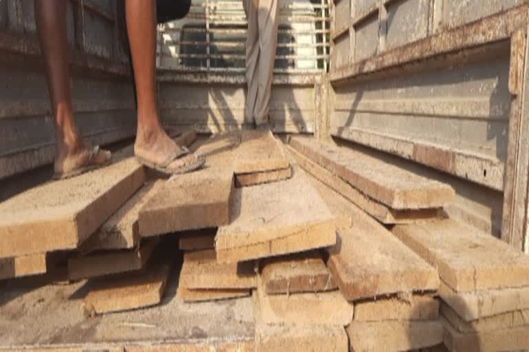 Teak stock seized in Dantewada