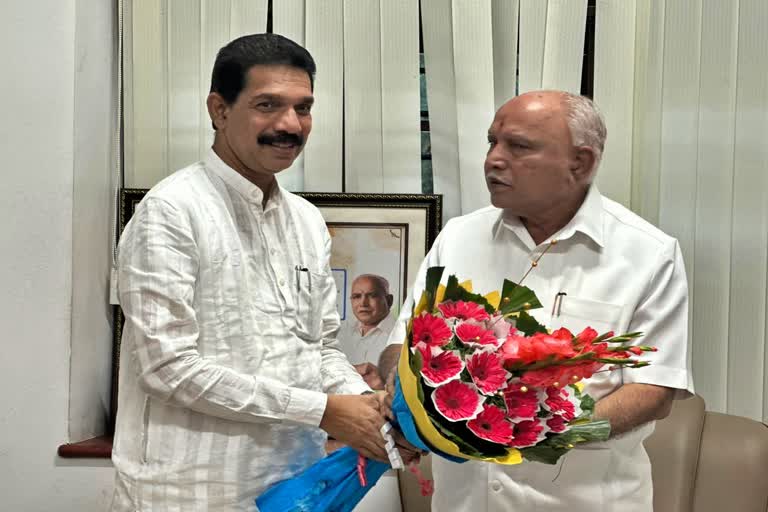 Nalin kumar kateel Meets BS Yediyurappa